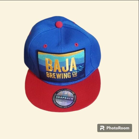 BAJA Brewing Co. Trucker Snapback Cap Hat Unisex Blue  SALE - Picture 1 of 4